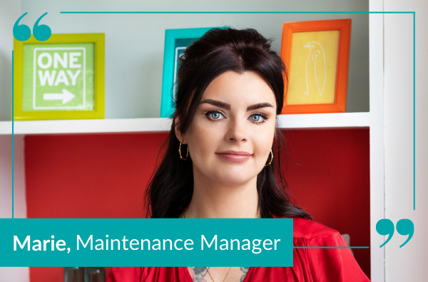 Maria, Maintenance Manager at CPS Homes in Cardiff