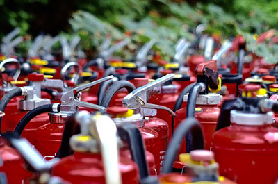 Photo of fire extinguishers