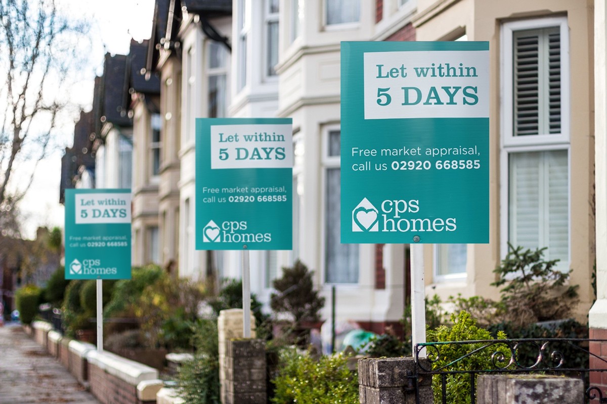 CPS Homes properties let within 5 days boards