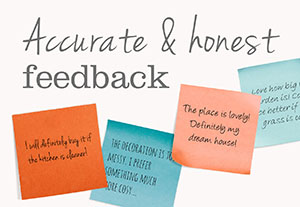 Accurate feedbacks copy