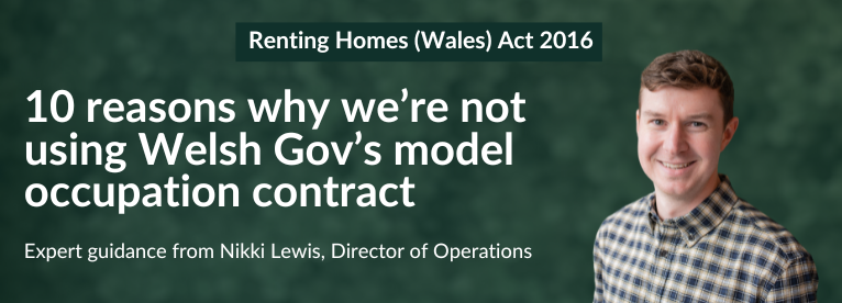 Why we're not using Welsh Gov's model contract