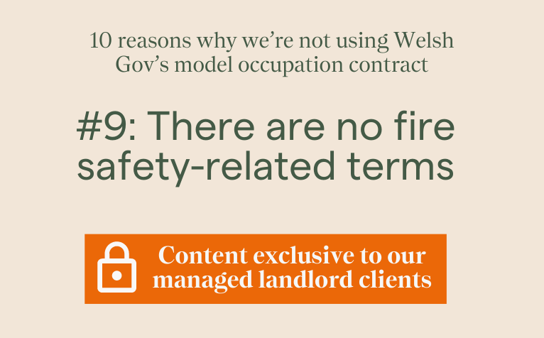 Content exclusive to our managed landlord clients