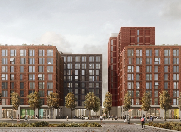 Dumballs Rd development artists impression