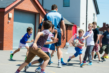 Cardiff Blues at Marlborough Primary School