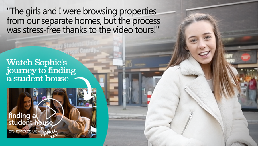 Watch Sophie's journey to finding a student house