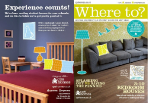 Where to, CPS Homes new student rental magazine