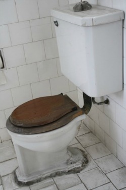 Dirty toilet