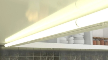 Helping tenants change strip lights in the kitchen (no call-out needed!)