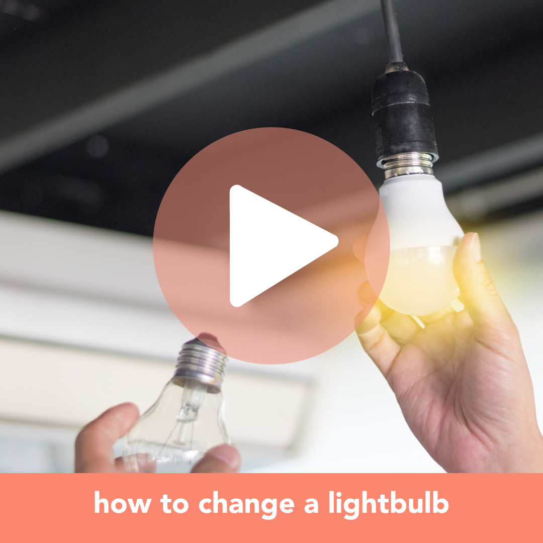 How to change a lightbulb