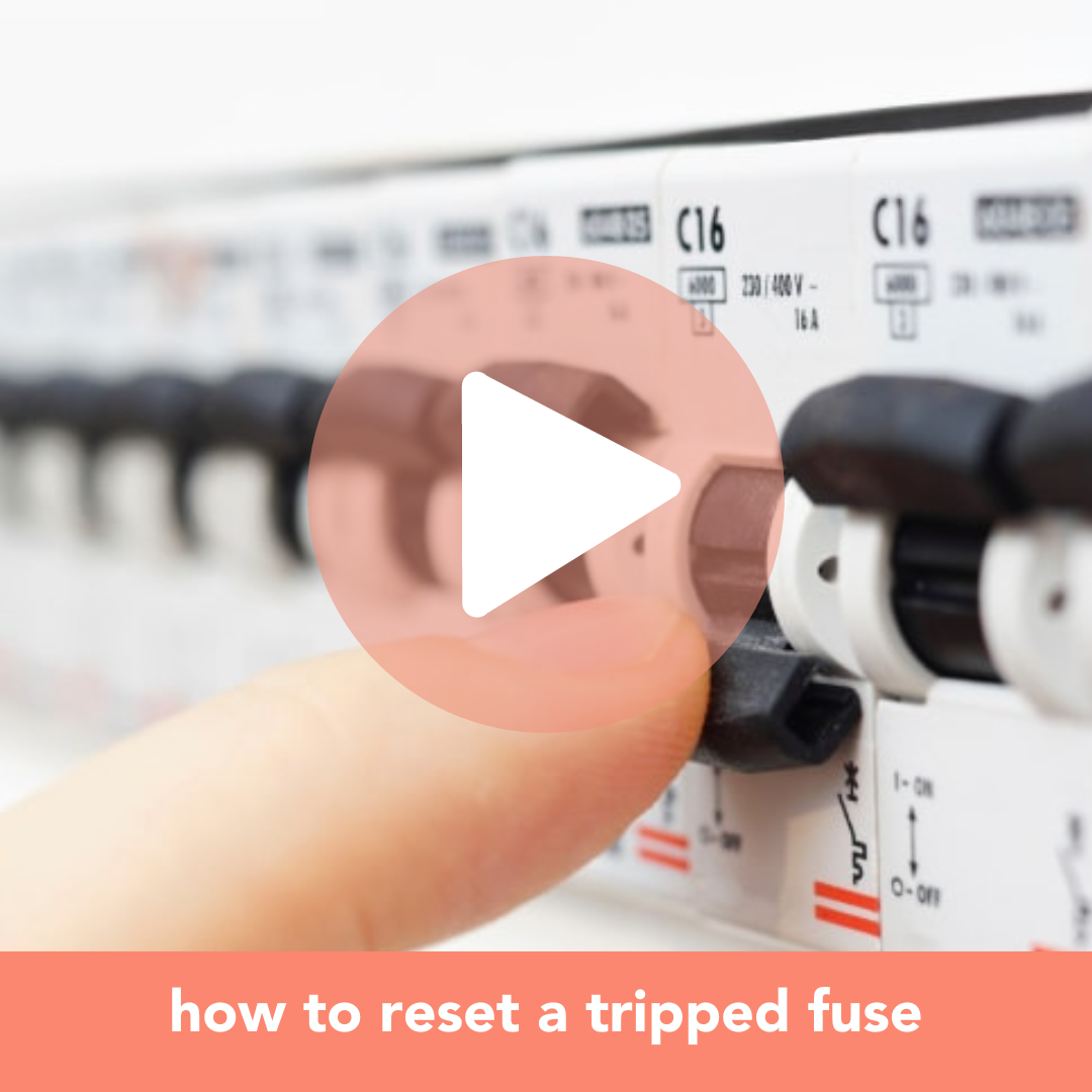 How to reset a tripped fuse