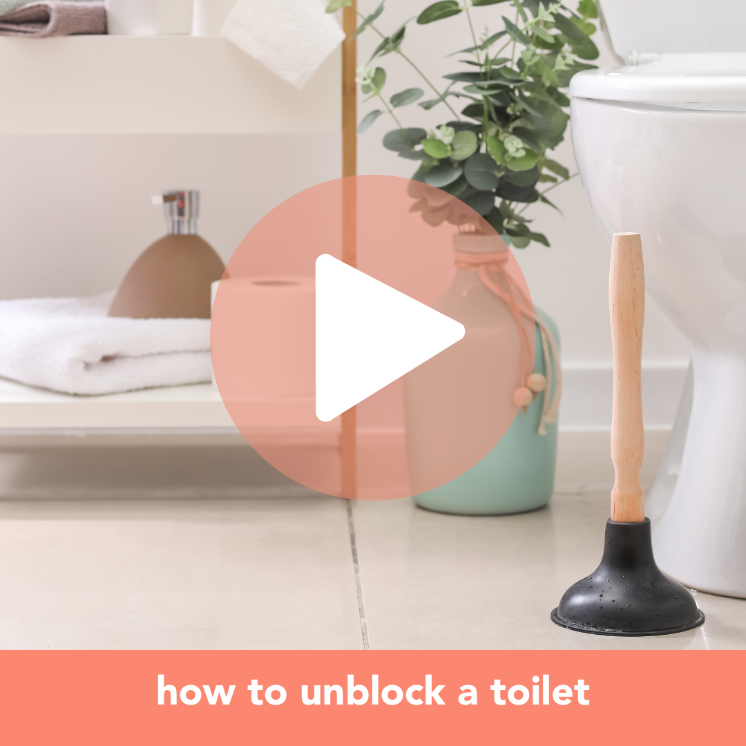 How to unblock a toilet