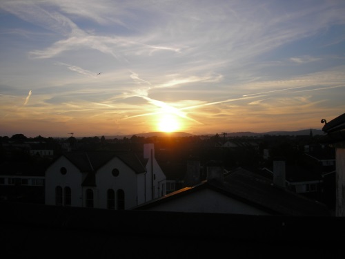 Roath sunset - Picture by Jon Candy via Flickr