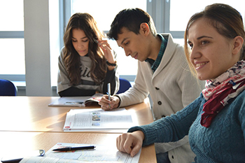 Students in Cardiff