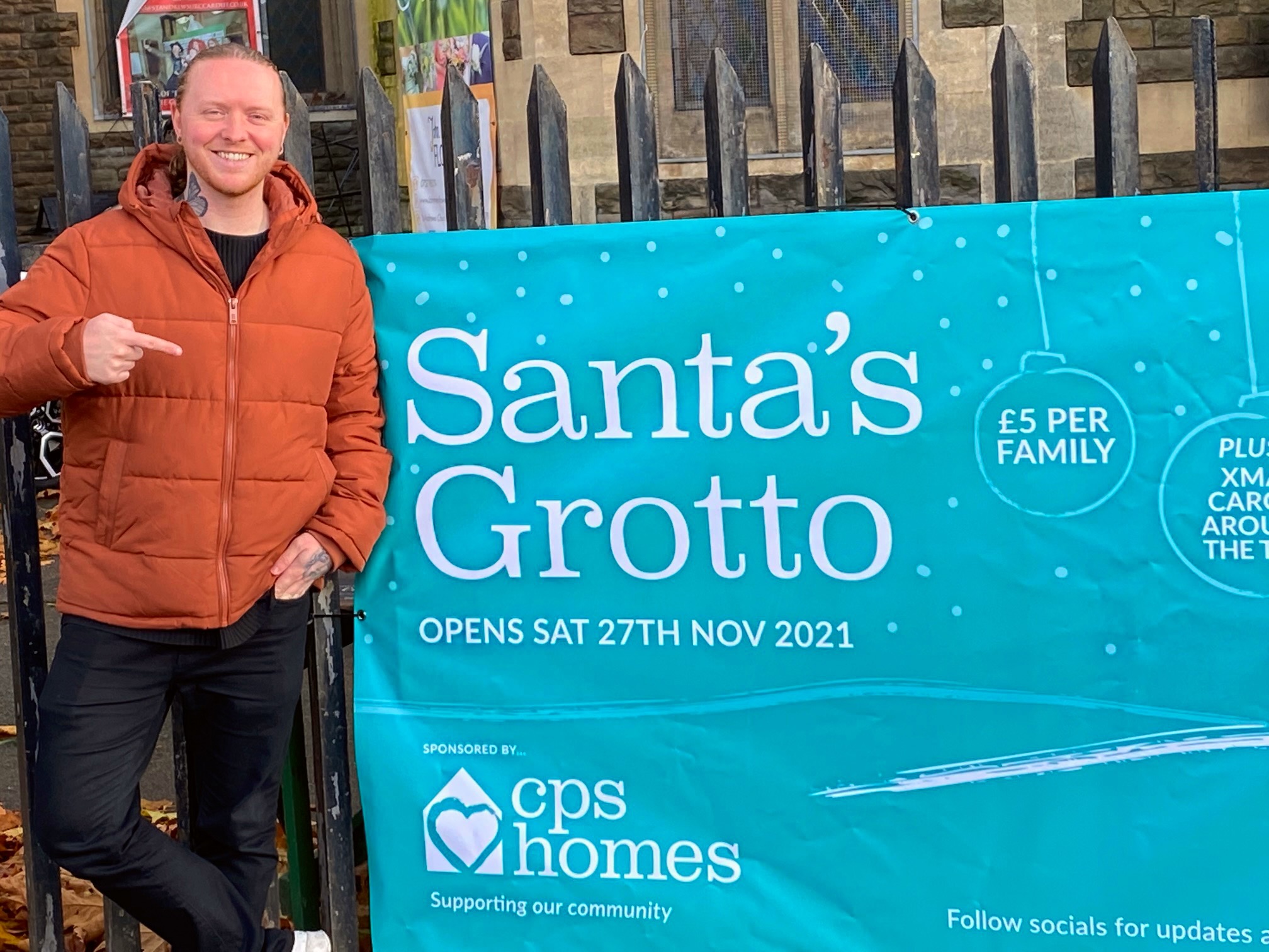 Santa's Grotto banner