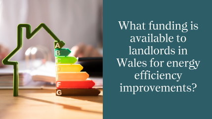 What funding is available to landlords in Wales for energy efficiency improvements?