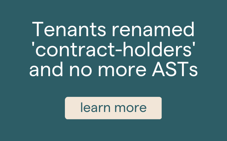 Tenants renamed 'contract-holders' and no more ASTs