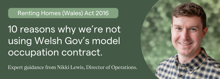 Why we're not using Welsh Gov's model contract