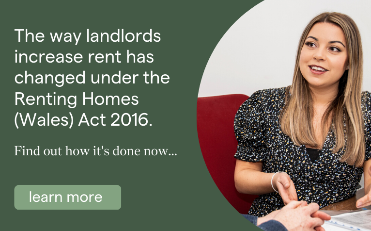 Increasing rent under the Renting Homes Wales Act 2016