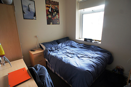 Bedroom at Llantrisant redevelopment