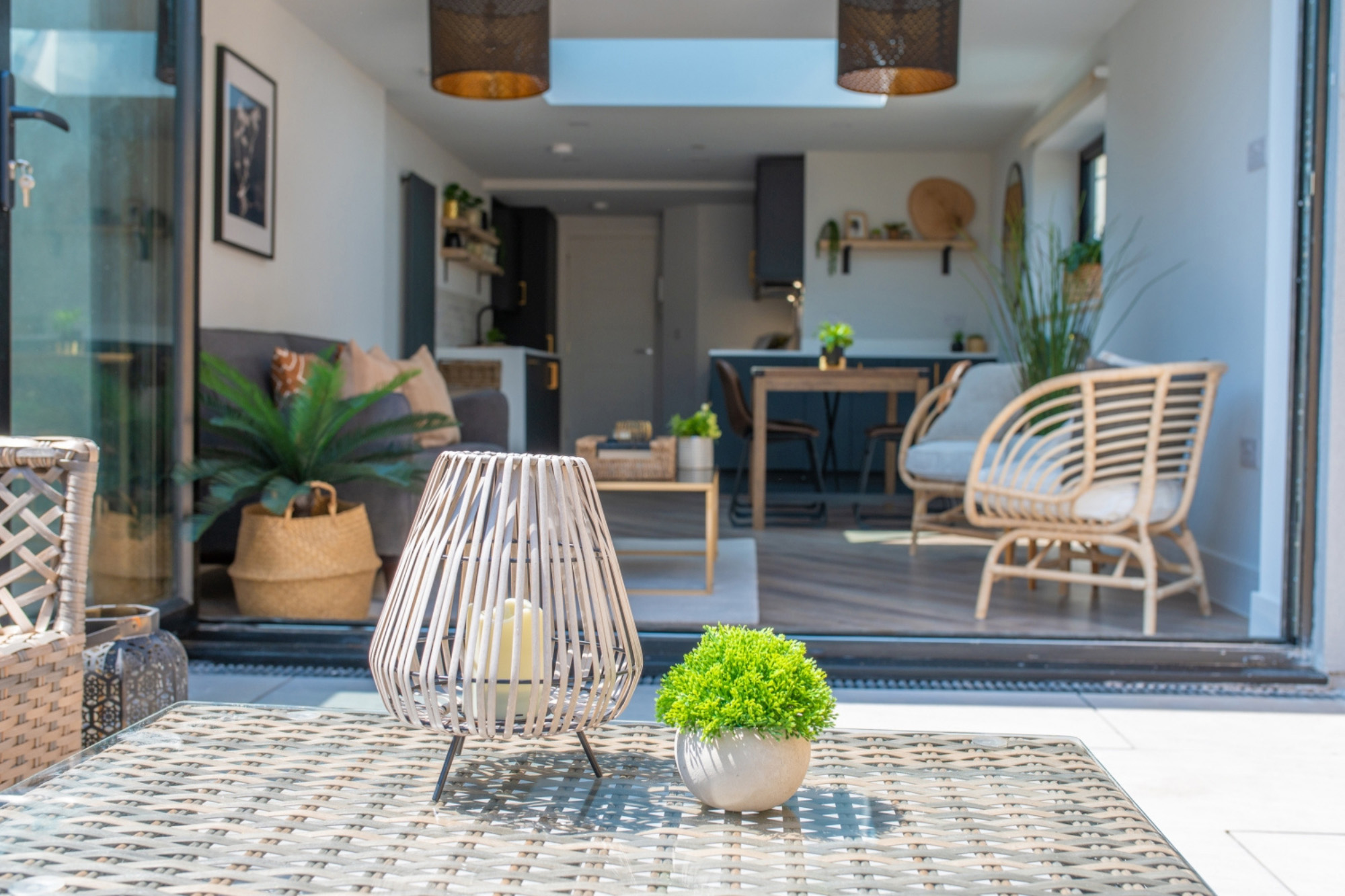 Patio and bifold doors